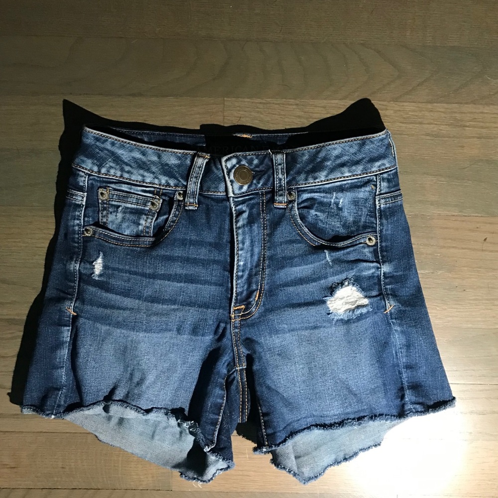 Dark wash denim jeans